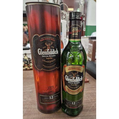 12 - New and unopened Glenfiddich Special Reserved-aged 12 years