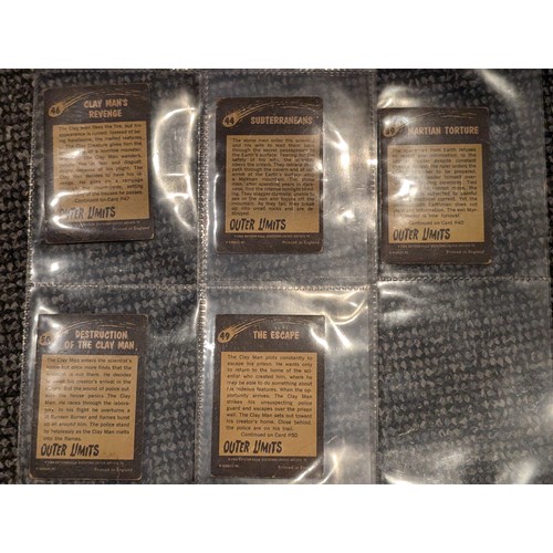 183 - Genuine 1964 Outer Limits Bubbles inc. trading cards, 35 in total from a set of 50 & all different