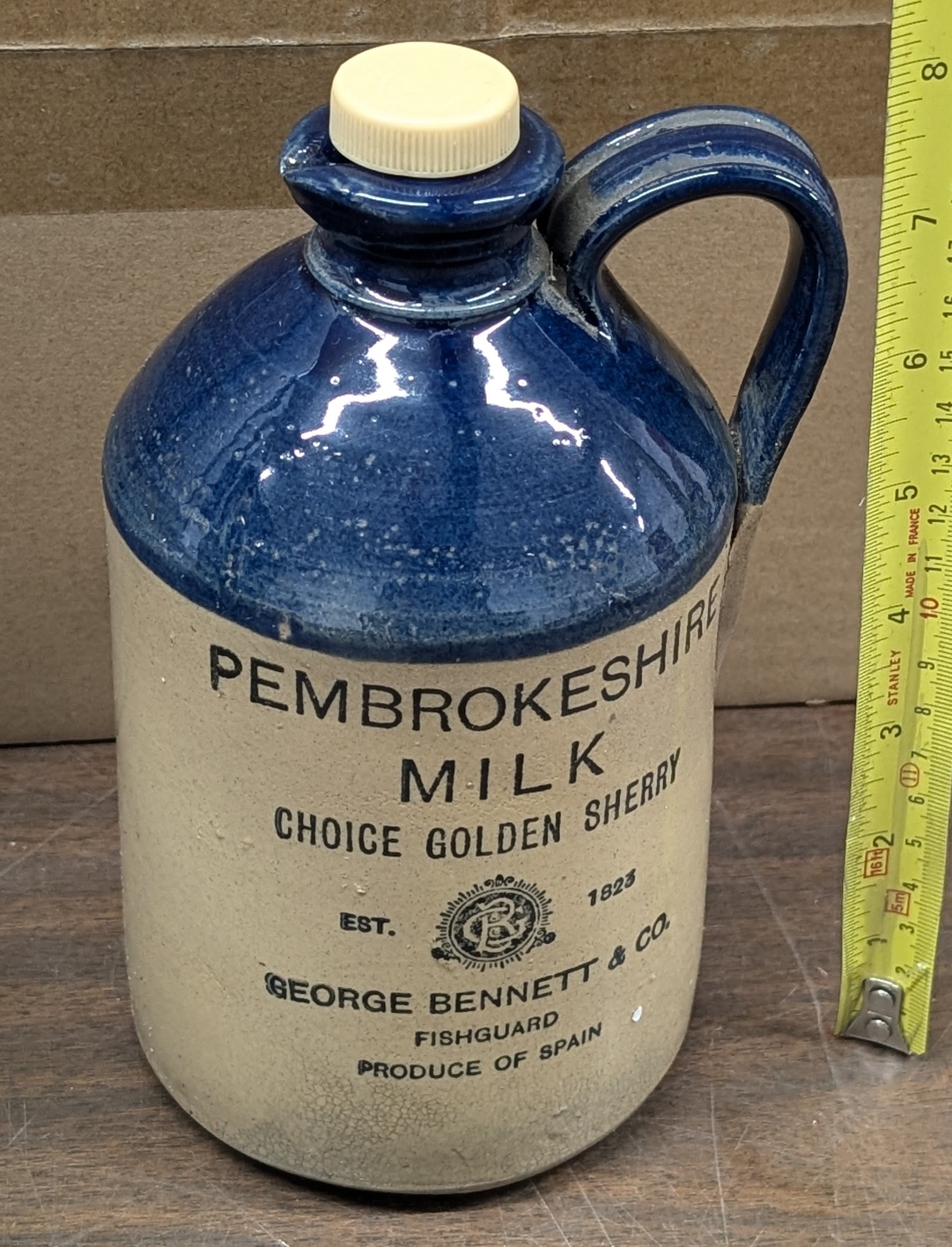 A George Bennett & Co. Pembrokeshire Milk & Sherry Advertising ...