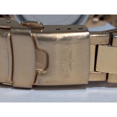 196 - Rotary Ladies Oxford Automatic Wristwatch, Working With Original Gold Tone Bracelet Strap