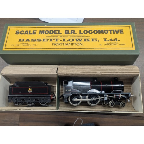54 - Boxed (Used) Bassett-Lowke O Gauge British Railways (BR) Compound 4-4-0 Locomotive No. 4109 and Tend... 