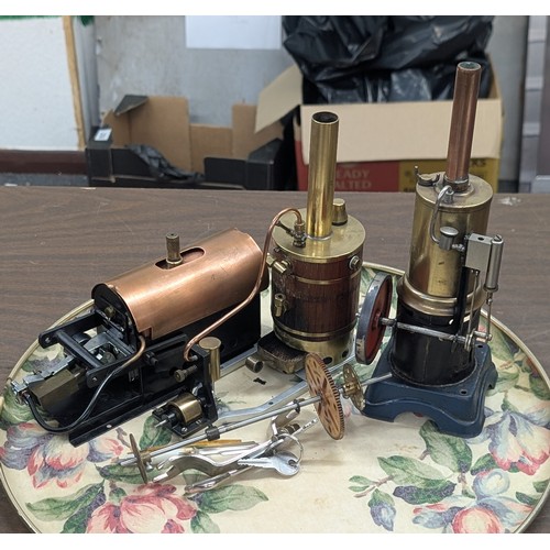 43 - A Collection of Three Vintage Miniature Steam Engines