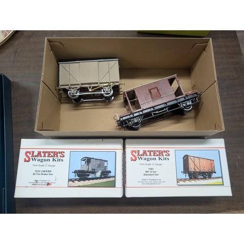 39 - Two Built/Part Built Slaters O Gauge Model Railway Wagons