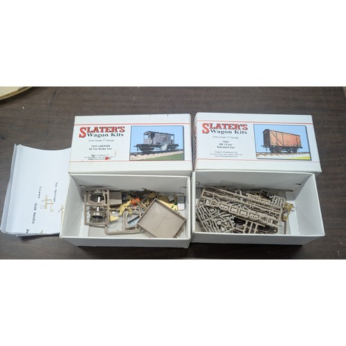 39 - Two Built/Part Built Slaters O Gauge Model Railway Wagons