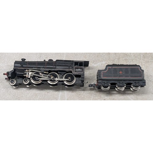 11 - Grafar N Gauge 2-4-2 Steam Locomotive 64911 and Tender