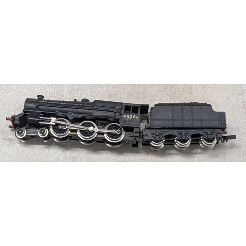 13 - Graham Farish (Grafar) N Gauge Black 5 Class Steam Locomotive, No. 45263, with Tender
