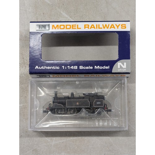 20 - Boxed Dapol N Gauge Steam Tank Locomotive No. 30031, BR Lined Black
