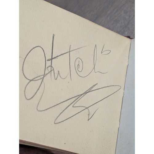 Vintage Miniature Autograph Book Featuring Entertainment and Sports ...