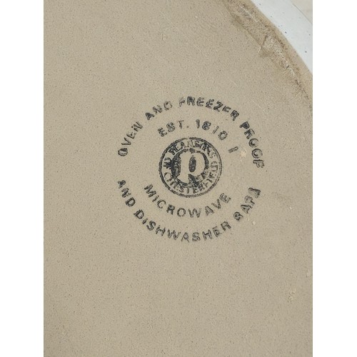 57 - Two English Stoneware Items: Pearson and Company Bread Crock and a Markham Arden and Company Adverti... 