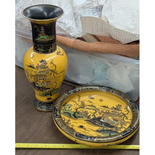 100 - W&R Carlton Ware Mikado Pattern Two Piece Ceramic Set Comprising a 13