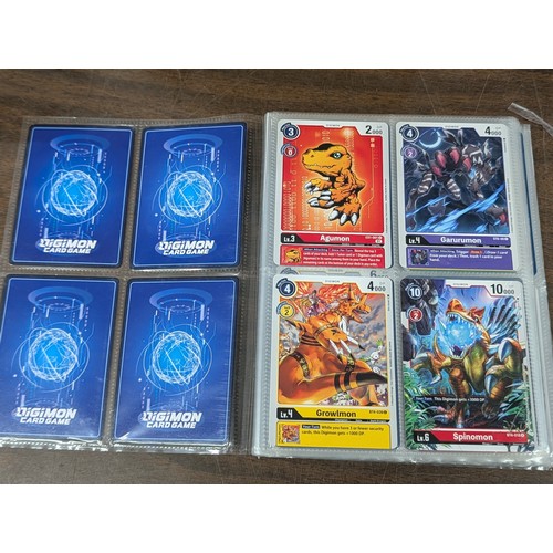 167 - Large Amount of Bandai Digimon Card Game Trading Cards and Binder of Cards