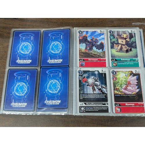 167 - Large Amount of Bandai Digimon Card Game Trading Cards and Binder of Cards