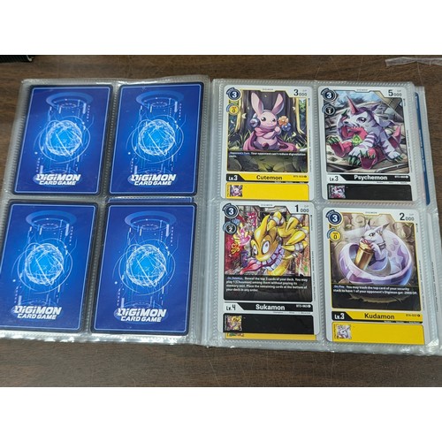 167 - Large Amount of Bandai Digimon Card Game Trading Cards and Binder of Cards