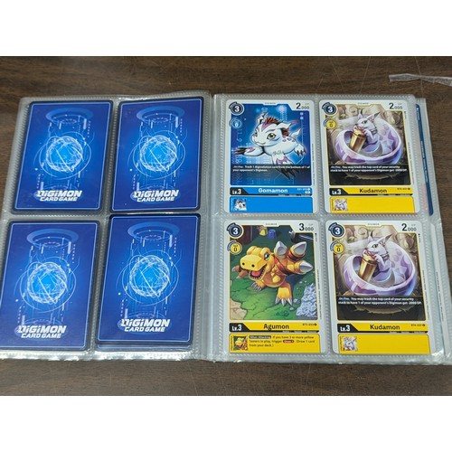 167 - Large Amount of Bandai Digimon Card Game Trading Cards and Binder of Cards