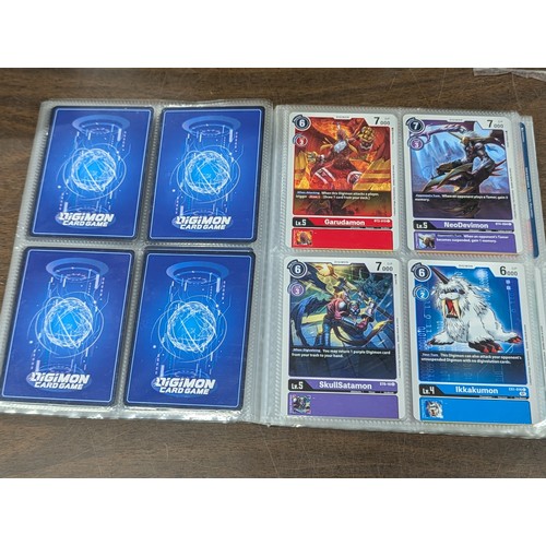167 - Large Amount of Bandai Digimon Card Game Trading Cards and Binder of Cards