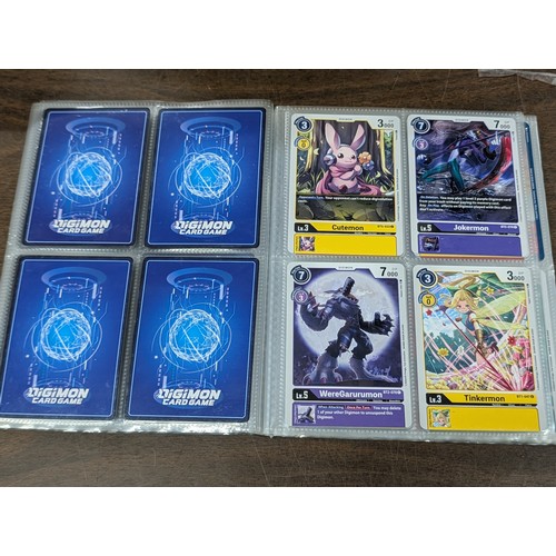 167 - Large Amount of Bandai Digimon Card Game Trading Cards and Binder of Cards