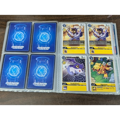 167 - Large Amount of Bandai Digimon Card Game Trading Cards and Binder of Cards