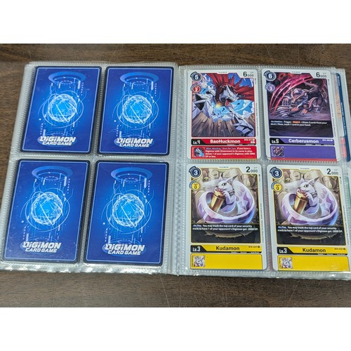 167 - Large Amount of Bandai Digimon Card Game Trading Cards and Binder of Cards