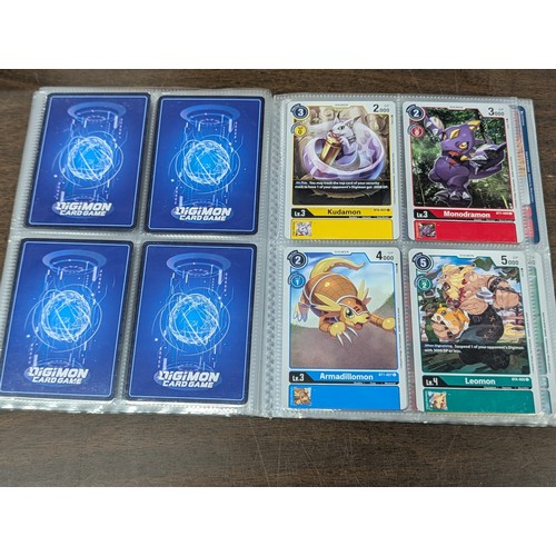 167 - Large Amount of Bandai Digimon Card Game Trading Cards and Binder of Cards