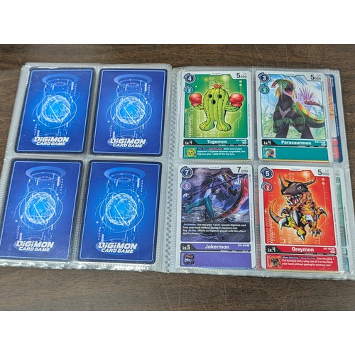 167 - Large Amount of Bandai Digimon Card Game Trading Cards and Binder of Cards