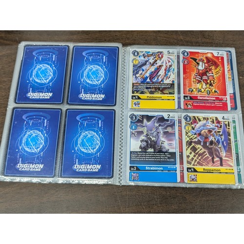 167 - Large Amount of Bandai Digimon Card Game Trading Cards and Binder of Cards