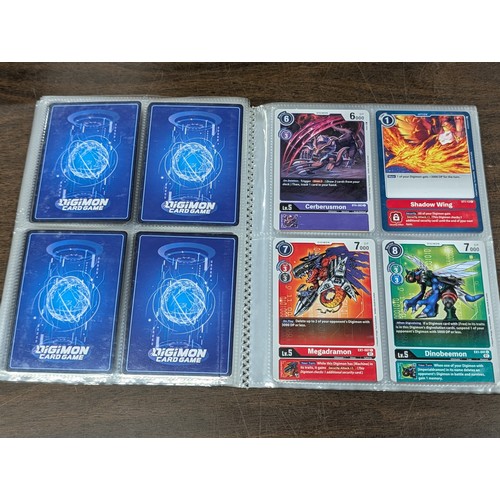 167 - Large Amount of Bandai Digimon Card Game Trading Cards and Binder of Cards