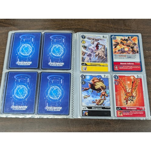167 - Large Amount of Bandai Digimon Card Game Trading Cards and Binder of Cards