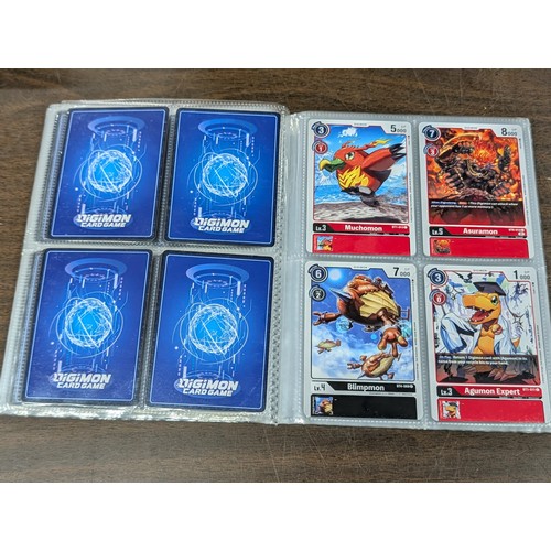 167 - Large Amount of Bandai Digimon Card Game Trading Cards and Binder of Cards