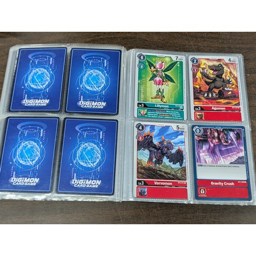 167 - Large Amount of Bandai Digimon Card Game Trading Cards and Binder of Cards
