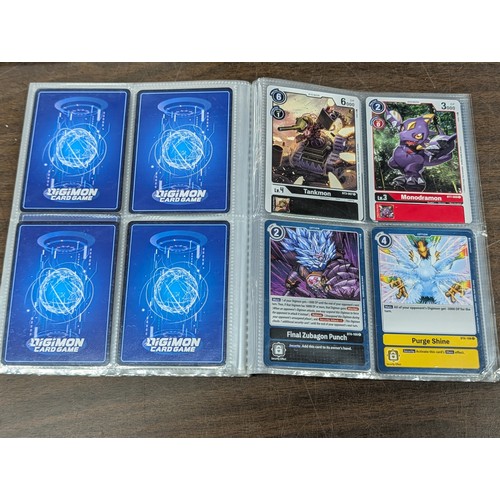 167 - Large Amount of Bandai Digimon Card Game Trading Cards and Binder of Cards
