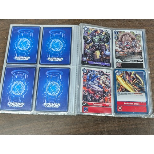 167 - Large Amount of Bandai Digimon Card Game Trading Cards and Binder of Cards