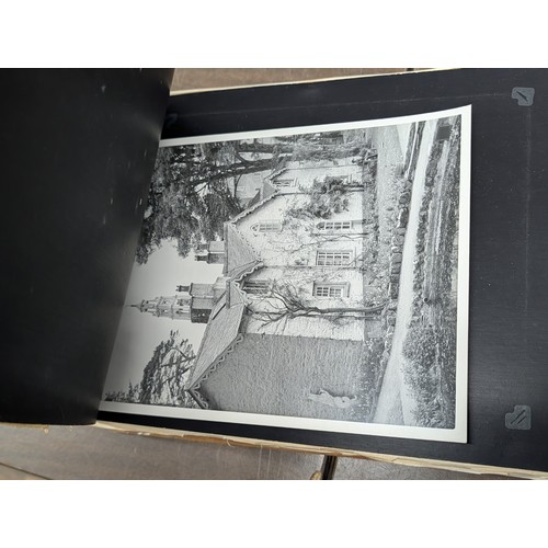 153 - Vernacular Mid-20th Century Photograph Album of Zoo and Topographical Scenes From Portmeirion