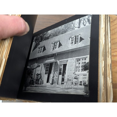 153 - Vernacular Mid-20th Century Photograph Album of Zoo and Topographical Scenes From Portmeirion