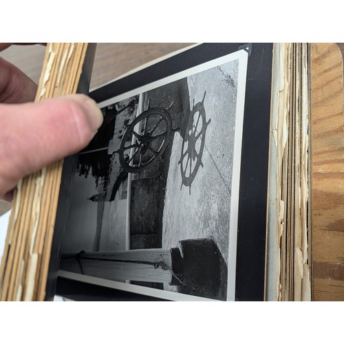 153 - Vernacular Mid-20th Century Photograph Album of Zoo and Topographical Scenes From Portmeirion