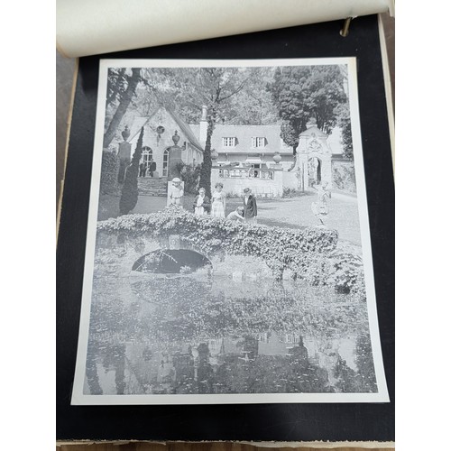 153 - Vernacular Mid-20th Century Photograph Album of Zoo and Topographical Scenes From Portmeirion