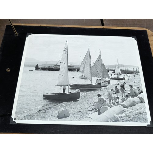 153 - Vernacular Mid-20th Century Photograph Album of Zoo and Topographical Scenes From Portmeirion