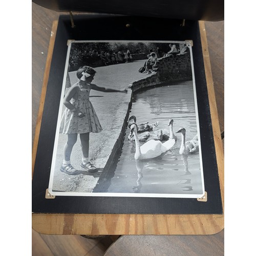 153 - Vernacular Mid-20th Century Photograph Album of Zoo and Topographical Scenes From Portmeirion