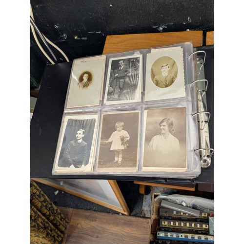 133 - A Large Collection of 200+ Early 20th Century Postcards and Ephemera in a Black Binder