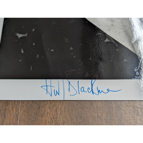 122 - Two Honor Blackman Autographed Items: Inscribed 8x10 Photograph and Signed Note Card