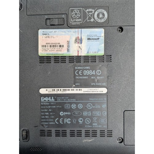 109 - Three-Piece Lot of Dell Laptops and Havit Cooling Pad, All Working But No Power Supplies