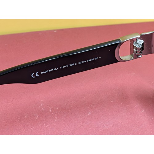 130 - Genuine Christian Dior I Love Dior 2 Rimless Style Sunglasses