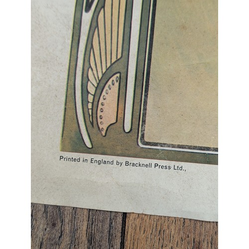 115 - Two Art Prints, Alphonse Mucha Marguerite Reproduction and Mary Pickford 10.25 x 28.5