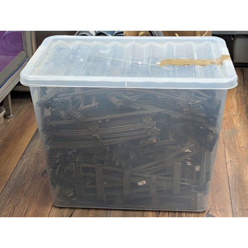 190 - A Collection of Hornby O Gauge Tinplate Clockwork Trains and Accessories, Plus Large Storage Tub Of ... 