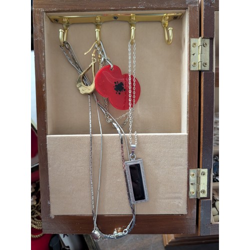 316 - Large Assortment of Vintage and Contemporary Costume Jewellery in Two Jewellery Boxes