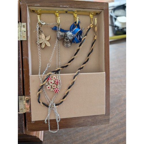 316 - Large Assortment of Vintage and Contemporary Costume Jewellery in Two Jewellery Boxes