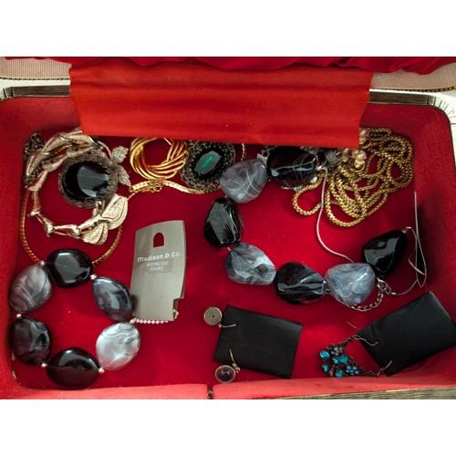 316 - Large Assortment of Vintage and Contemporary Costume Jewellery in Two Jewellery Boxes