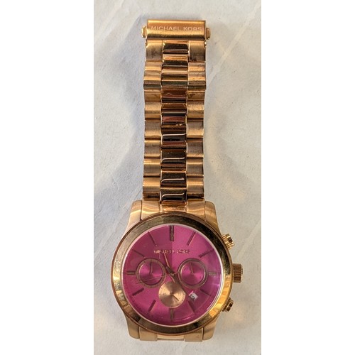 346 - Michael Kors Runway Chronograph Watch MK-5931