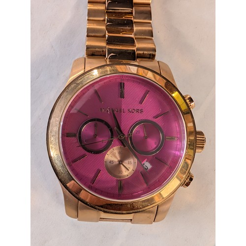 346 - Michael Kors Runway Chronograph Watch MK-5931