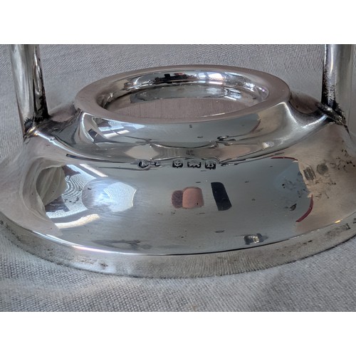 294 - Sterling Silver Adie Bros 1929 Manicure Tools on non-matching 1926 Weighted Mirrored Stand - 290 gm ... 