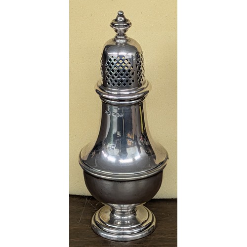 261 - 1929 James Dixon and Sons Sheffield Silver Sugar Caster - 170.6 gm